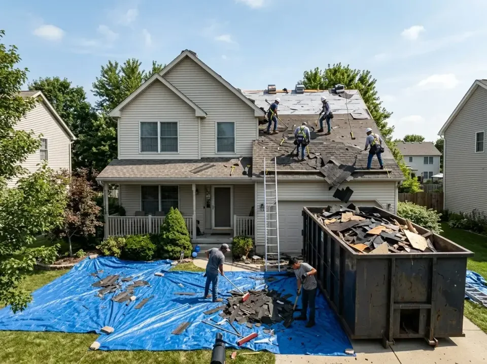 roof-replacement-debris-remova-004 — frequently asked questions, Cheapest Dumpster Rentals in Johnson, AR